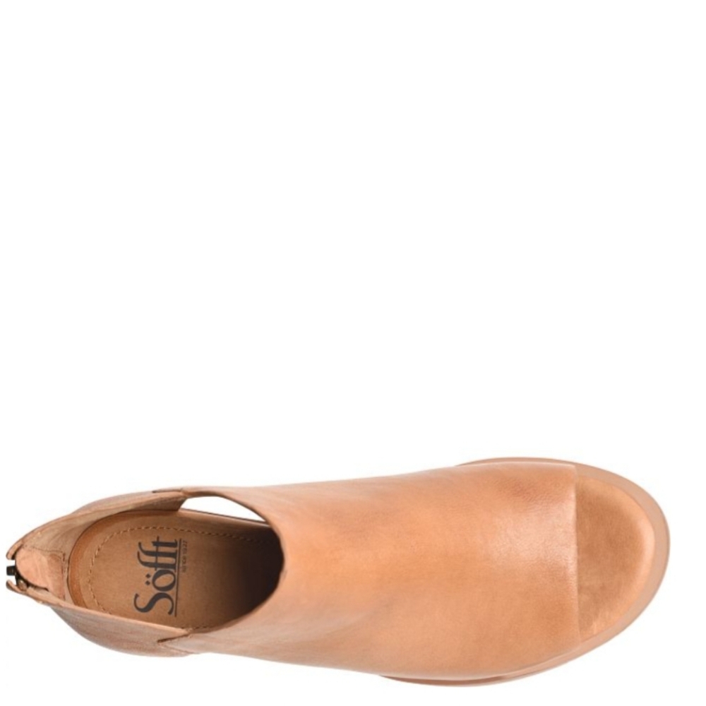 Sofft Carleigh Leather Open Toe Bootie - Picture 5 of 10